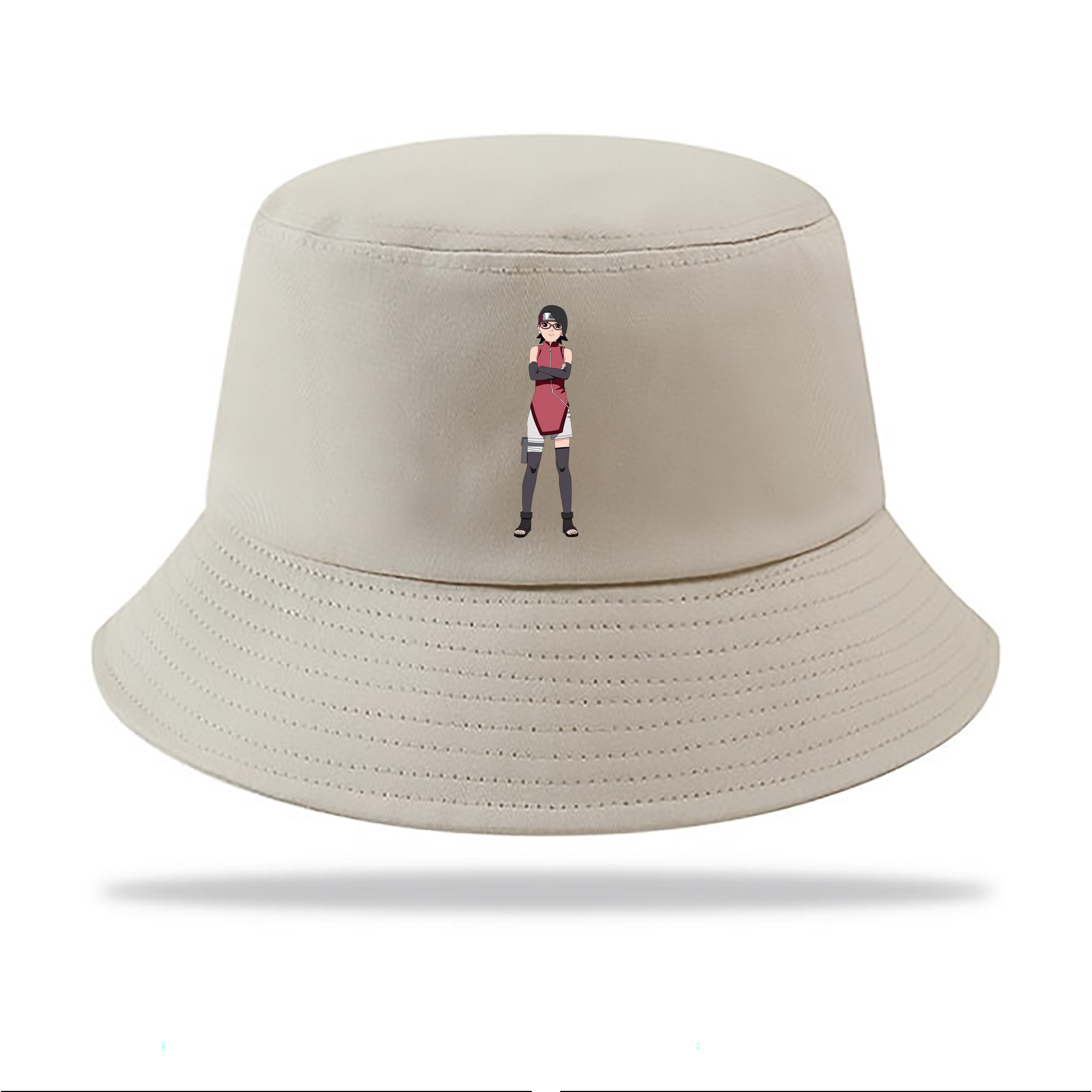 （画像用） NARUTO -ナルト- うちは サラダ Uchiha Sarada アウトドア日除けバケットハット